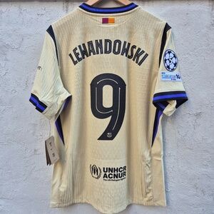 25/26 Nike FC Barcelona #9 LEWANDOWSKI Away Match ADV Soccer Jersey HJ4554-784